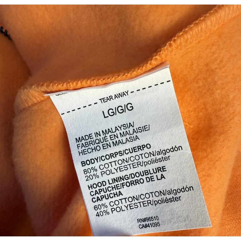 Under Armour Womens Orange Loose Drawstring Hood Long Sleeve Cropped ZipUp Hoodi - Picture 4 of 10